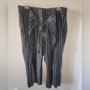 Maurice's linen blend flowy pants